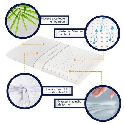 Oreiller Extra Plat – Idéal pour les dormeurs sur le ventre